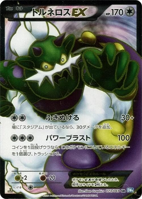 Tornadus EX 1st Edition Holofoil
