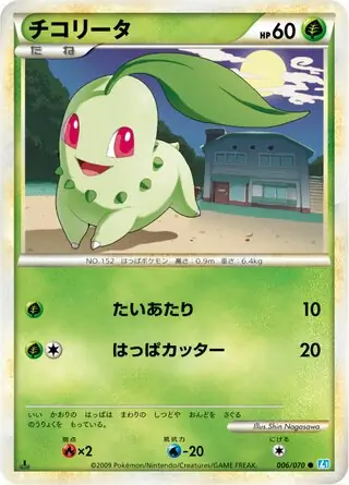 Chikorita 1st Edition