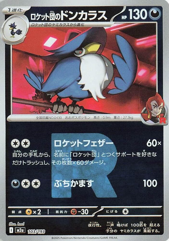 Team Rocket's Honchkrow