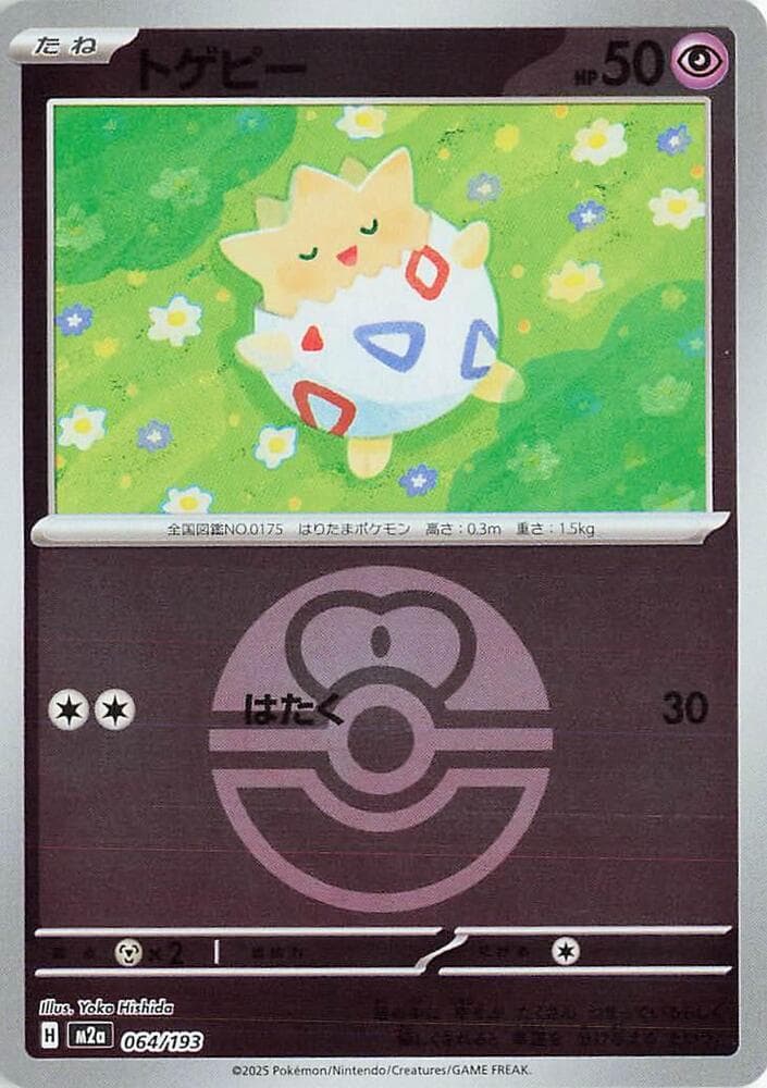 Togepi Energy Symbol Pattern Holofoil, catalogue front