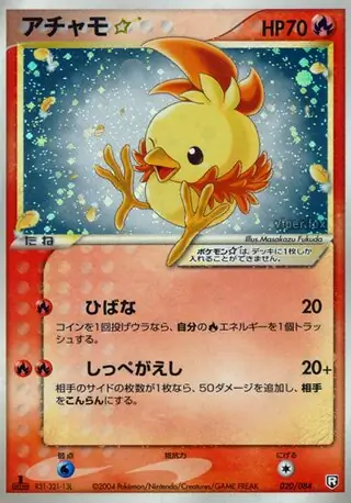 Torchic Star 1st Edition Holofoil