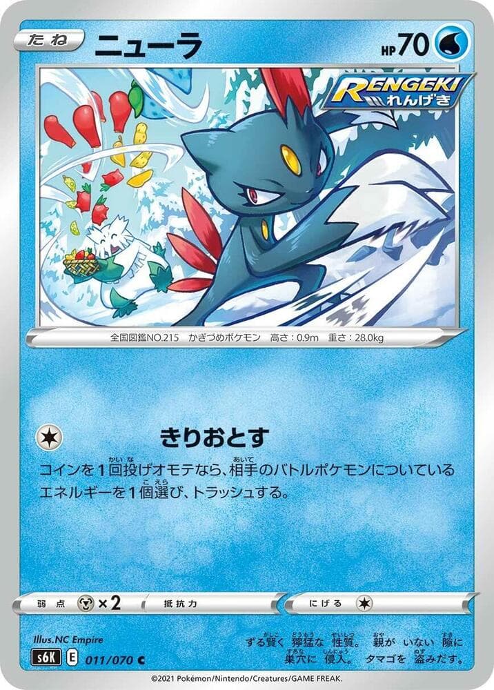 Sneasel, catalogue front