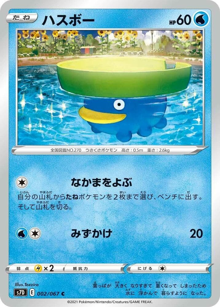 Lotad, catalogue front