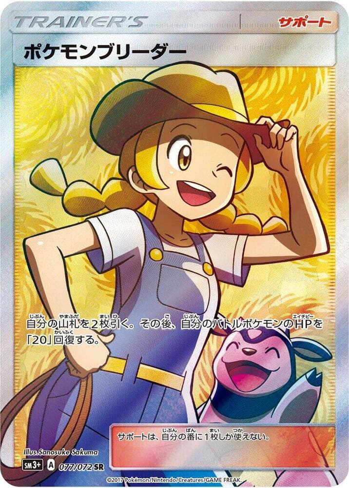 Pokémon Breeder, catalogue front
