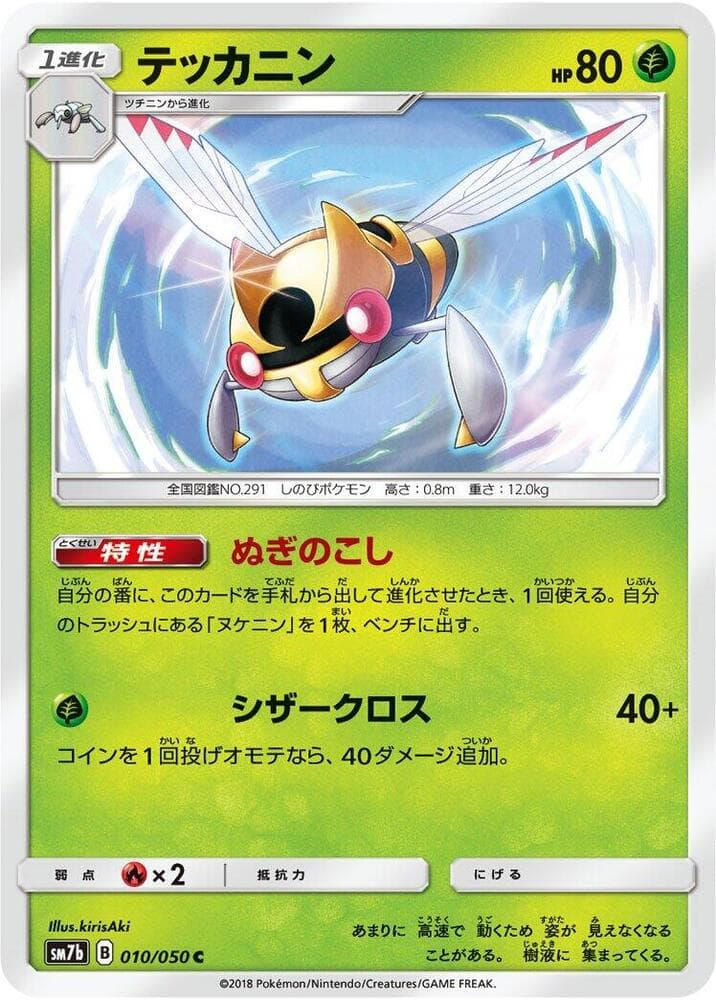Ninjask, catalogue front