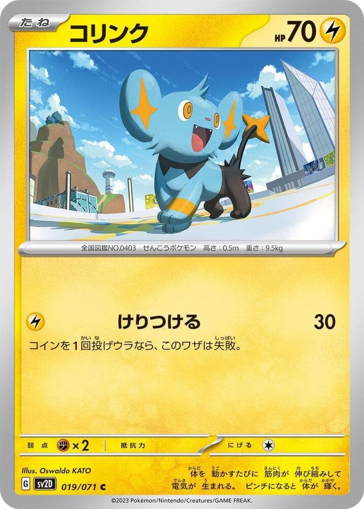 Shinx, catalogue front