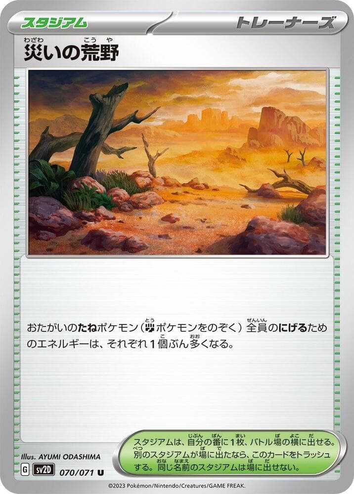 Ruinous Desert, catalogue front