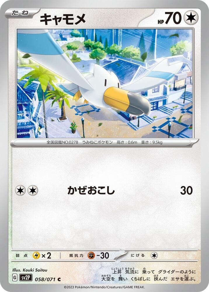 Wingull, catalogue front