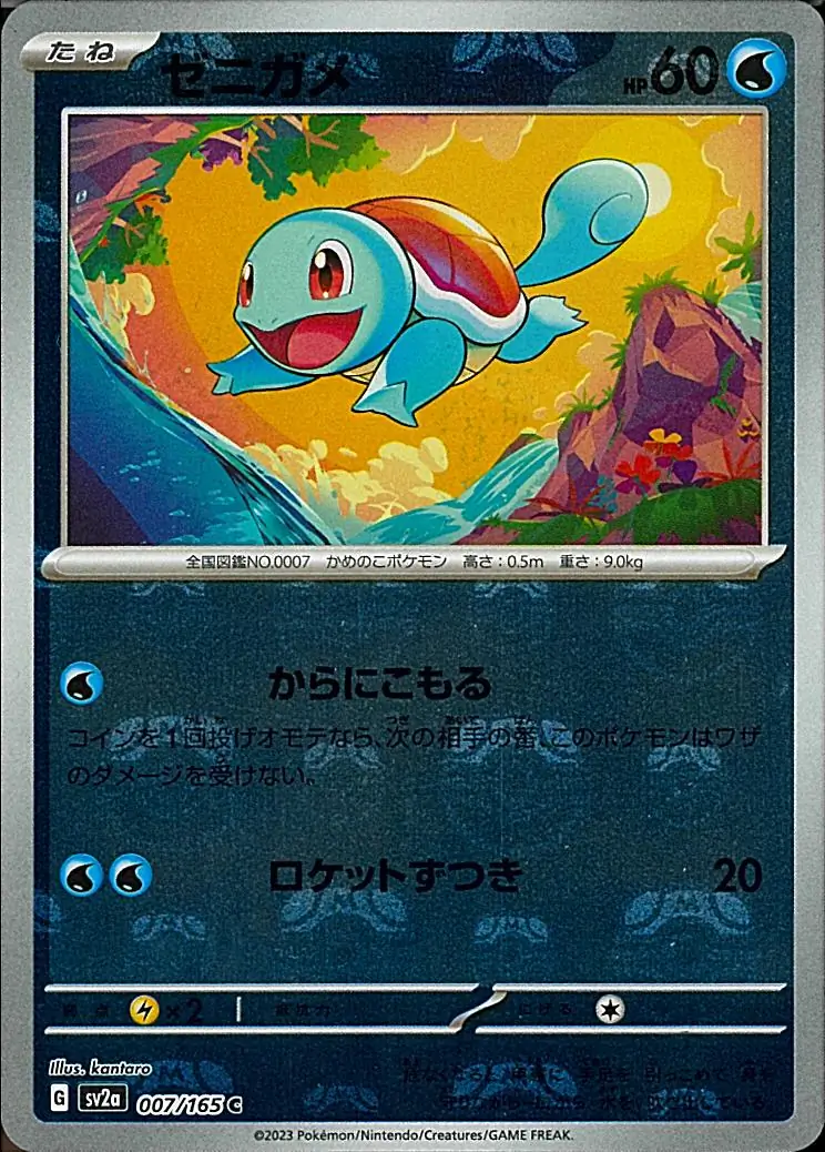 Squirtle Master Ball Holo