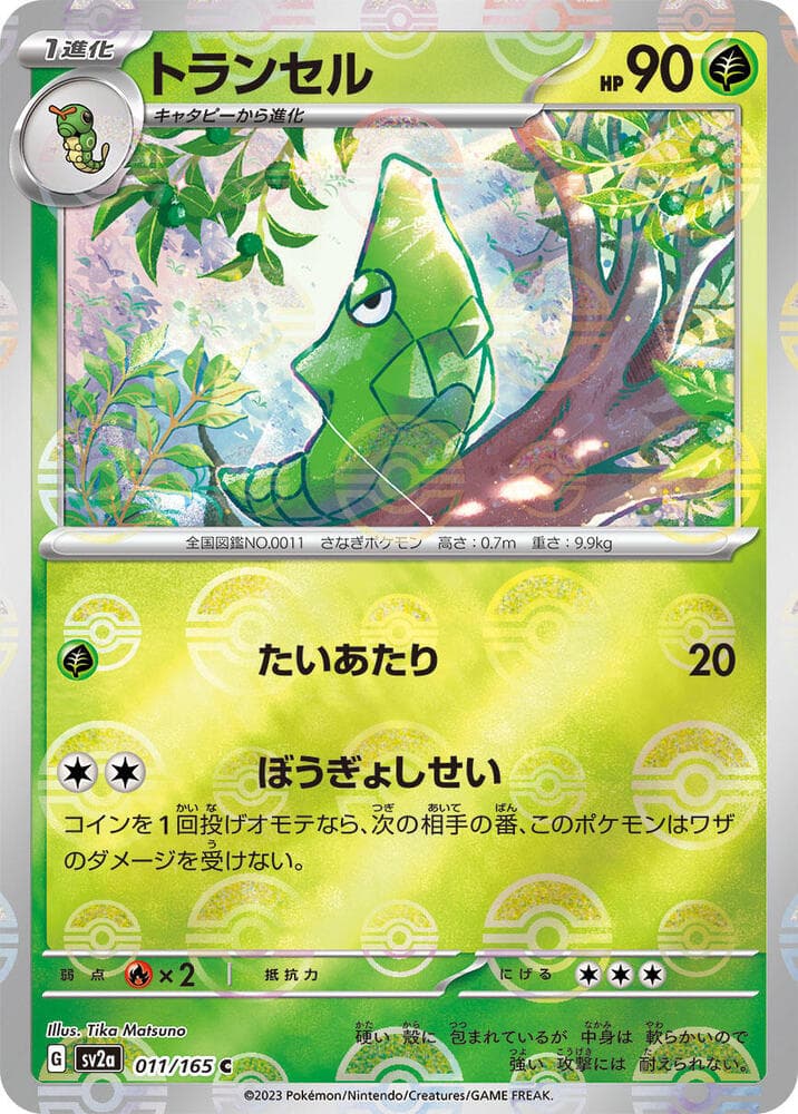 Metapod Poke Ball Pattern Holofoil