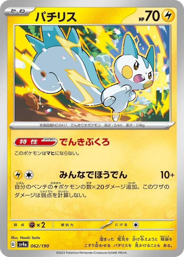 Pachirisu Reverse Holo