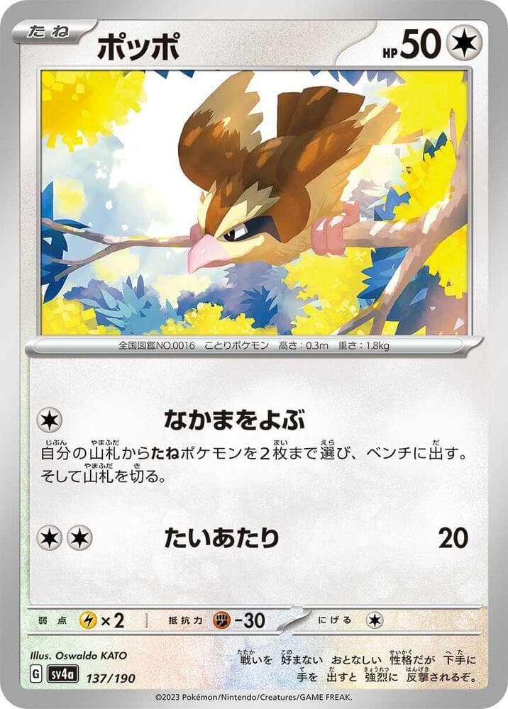 Pidgey Holofoil
