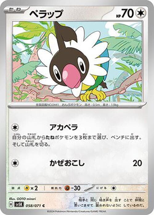 Chatot, catalogue front