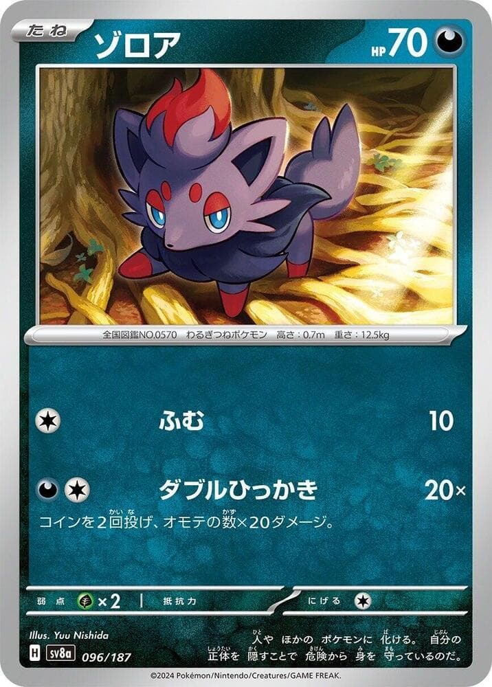 Zorua Master Ball Holo