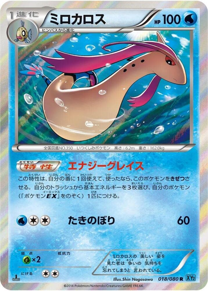Milotic 1st Edition Holofoil, catalogue front