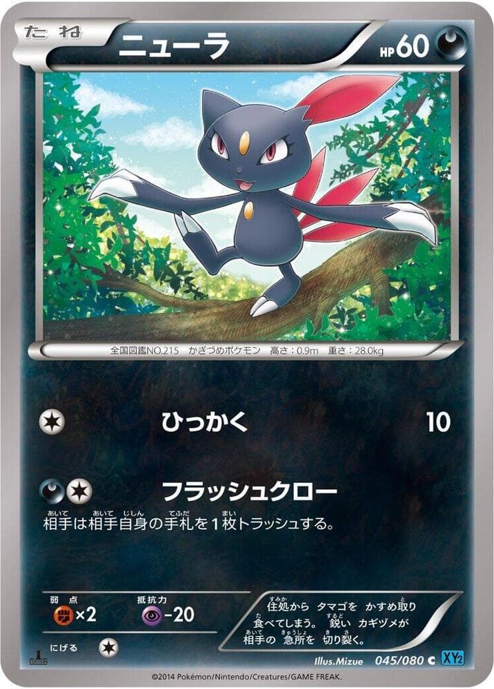 Sneasel 1st Edition, catalogue front