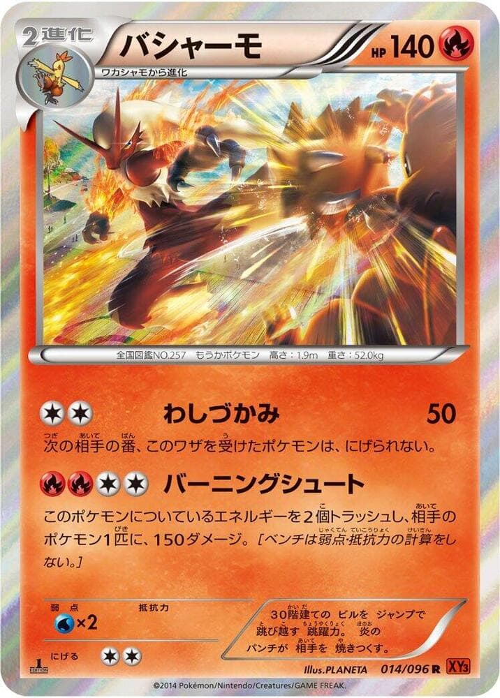 Blaziken Unlimited Holofoil