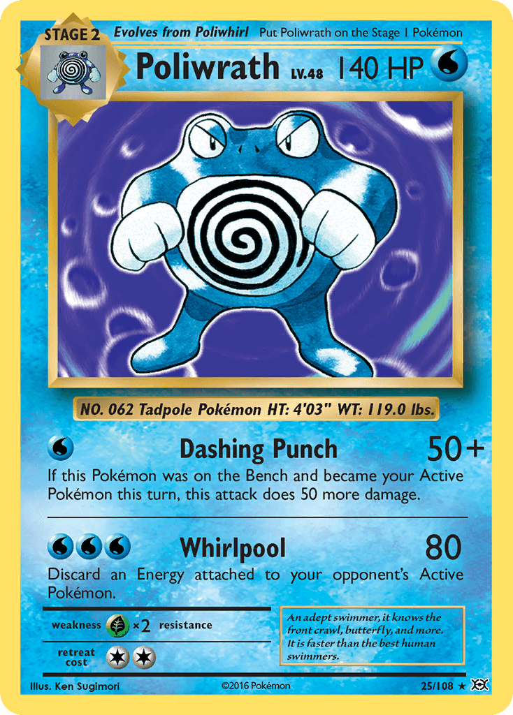 Poliwrath Reverse Holo