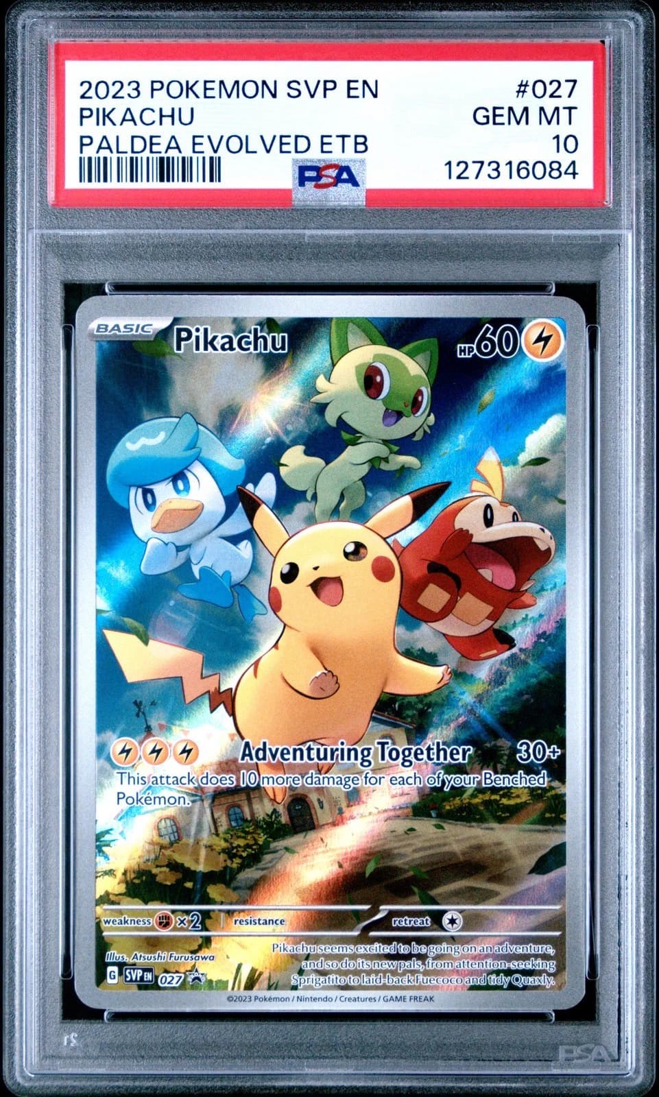 Pikachu #027 (Black Star Promo)