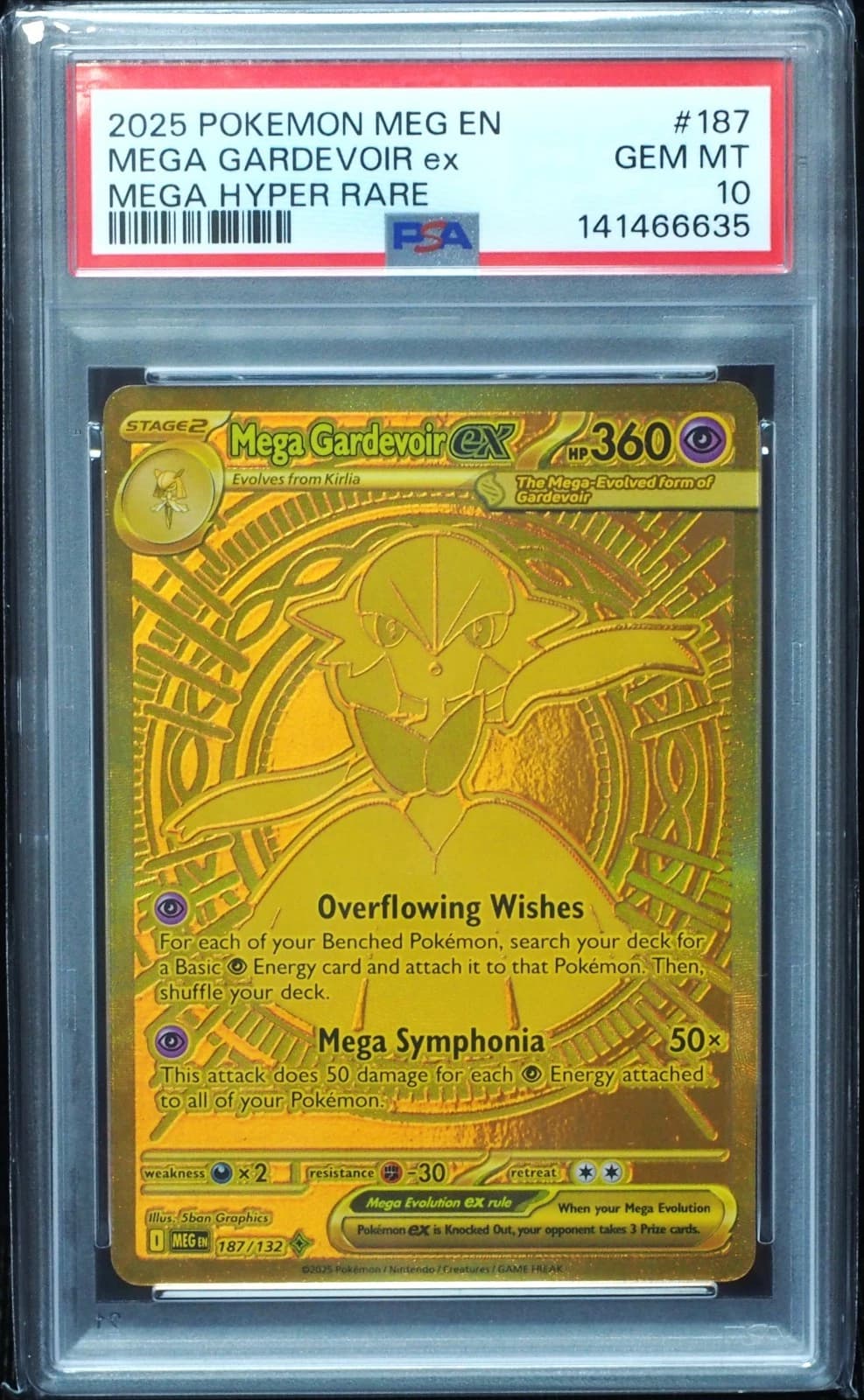 Mega Gardevoir EX #187 (Mega Evolutions)