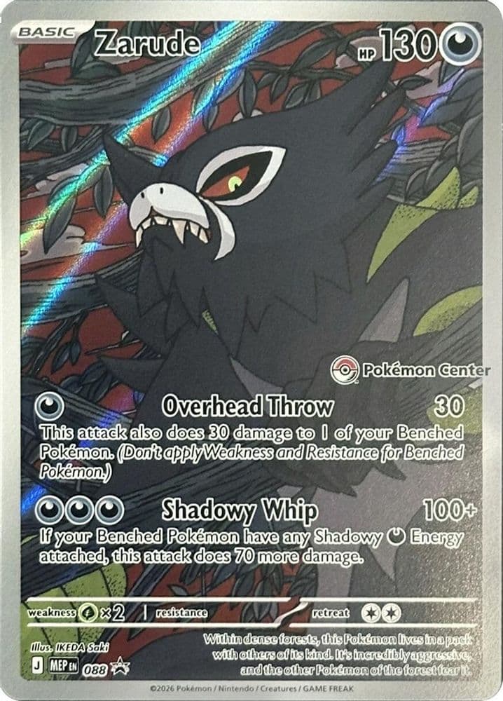 Zarude Pokemon Center