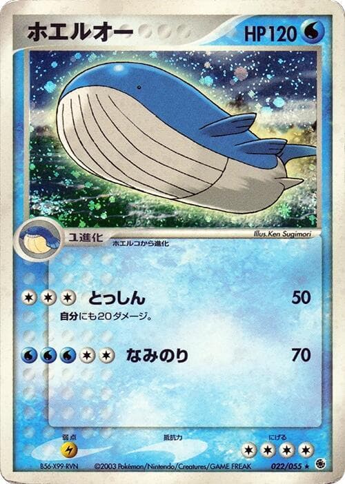 Wailord 1st Edition Holofoil