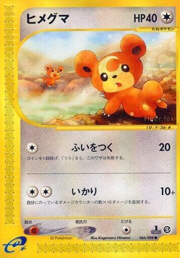 Teddiursa 1st Edition