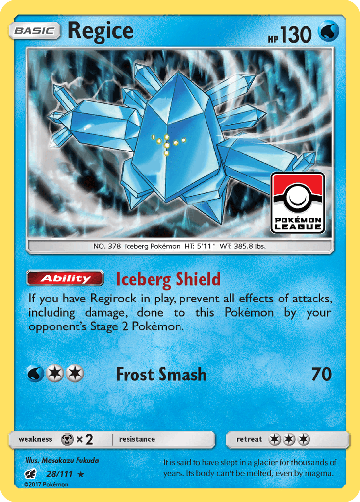 Regice Cosmos Holo