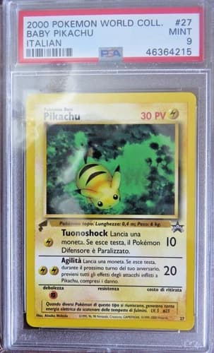 Baby Pikachu — Pikachu World Collection #27