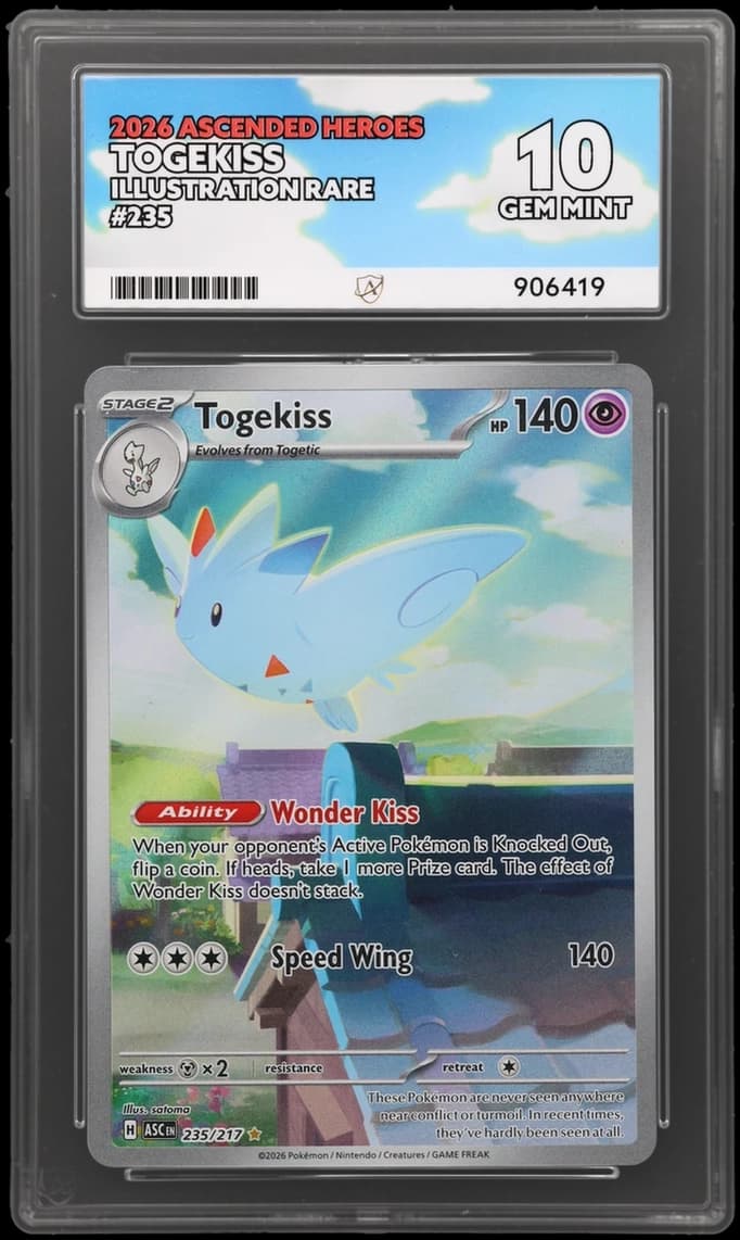 Togekiss, ACE 10 slab