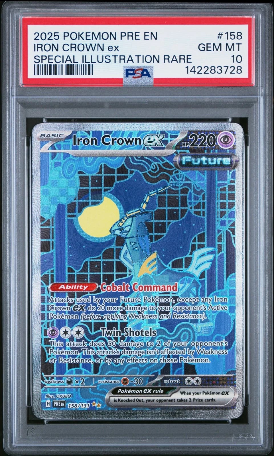 Iron Crown ex, PSA 10 slab