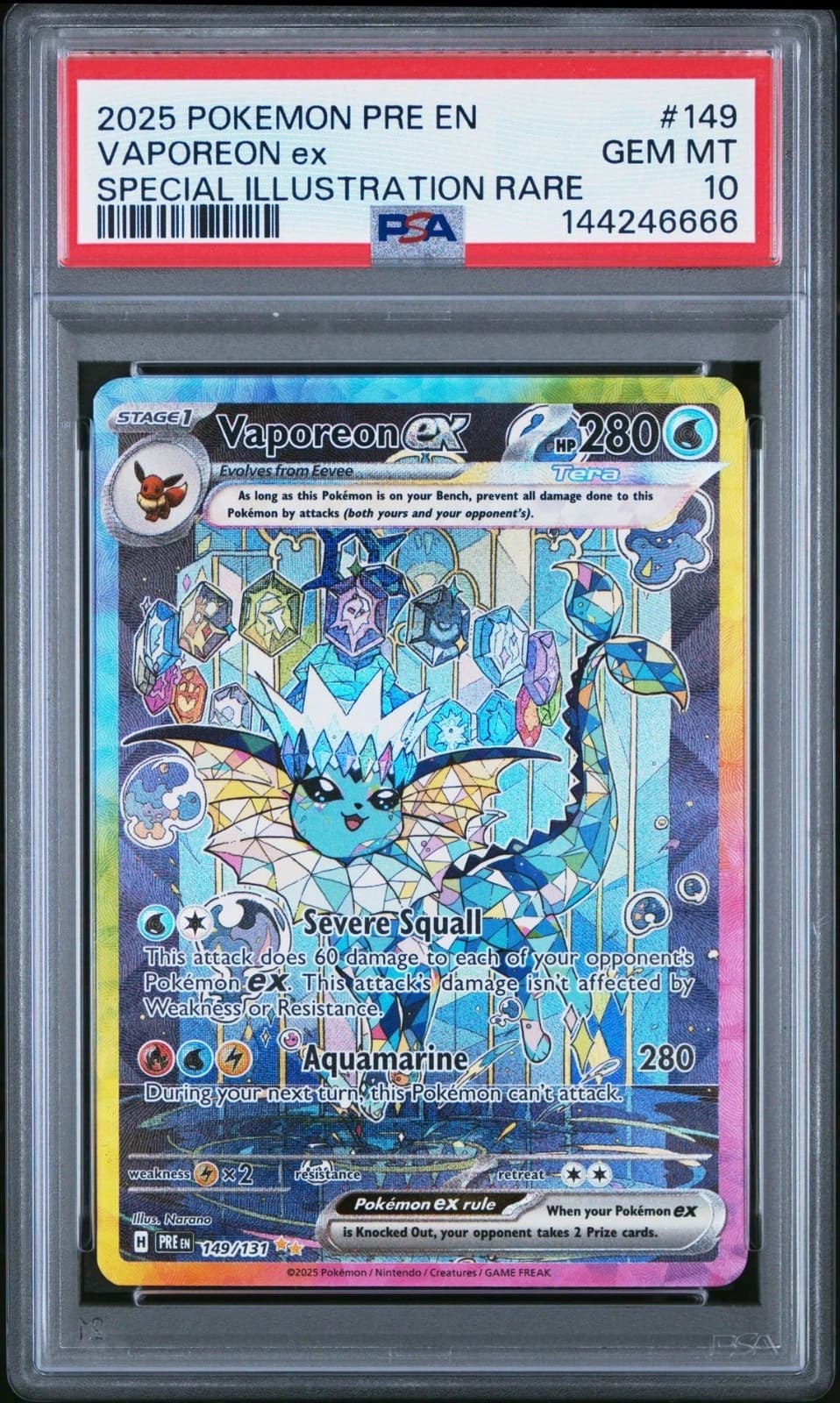 Vaporeon ex