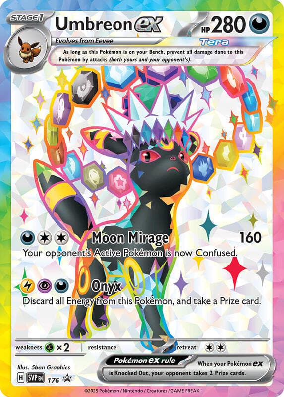 Umbreon ex, catalogue front