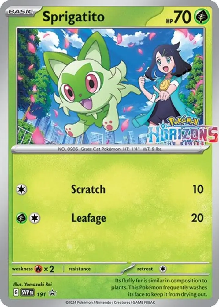 Sprigatito, catalogue front