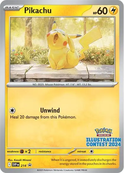 Pikachu, catalogue front