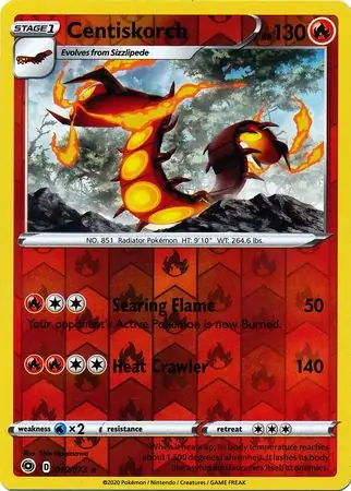 Centiskorch, catalogue front
