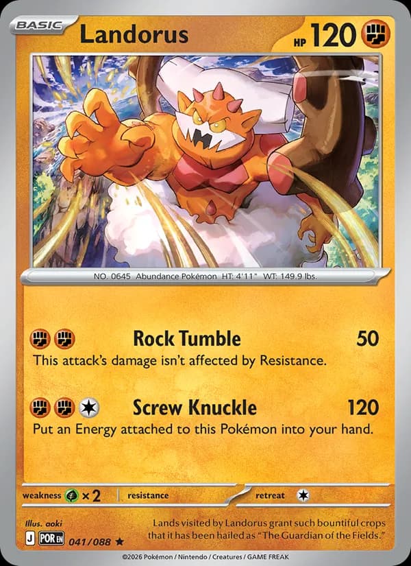 Landorus, catalogue front