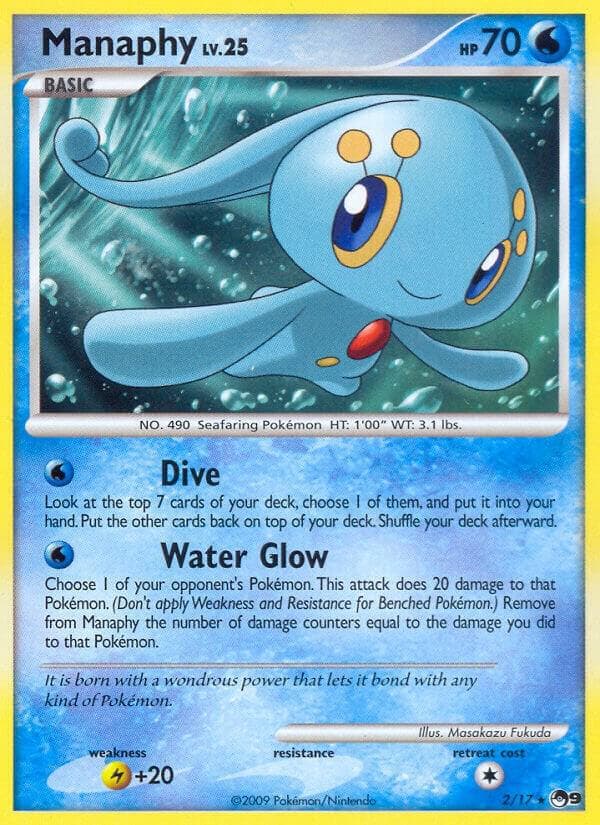 Manaphy, catalogue front