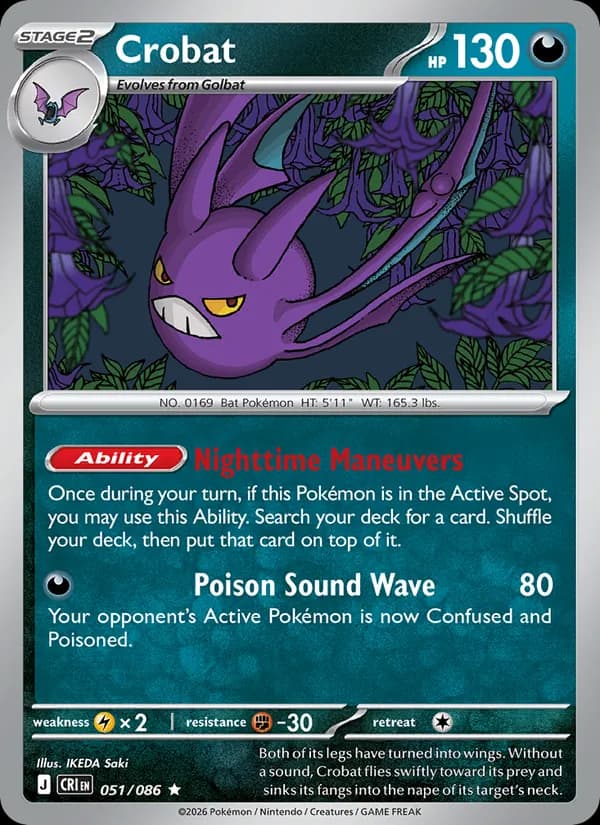 Crobat, catalogue front