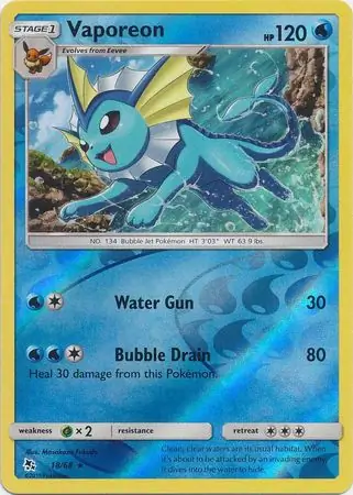 Vaporeon, catalogue front
