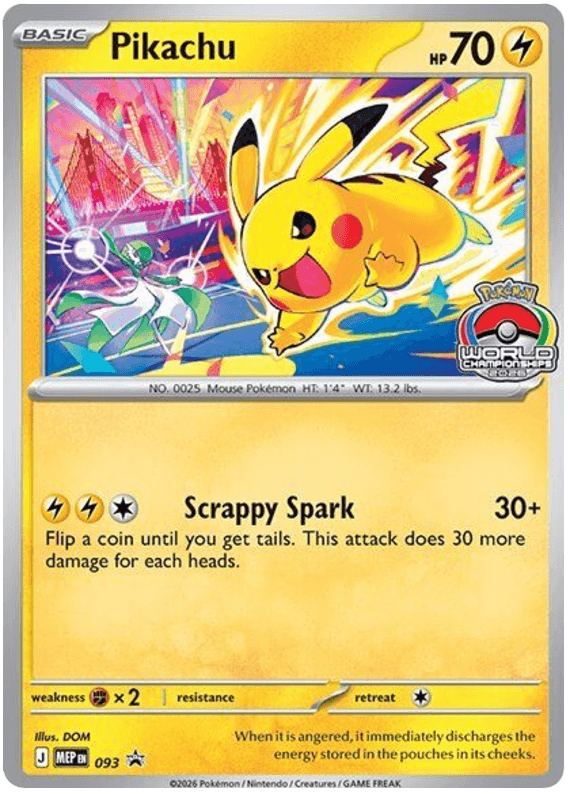Pikachu, catalogue front