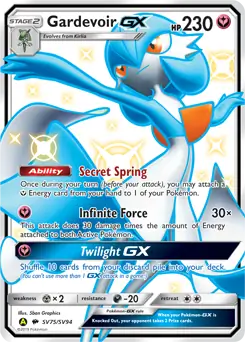 Gardevoir GX, catalogue front
