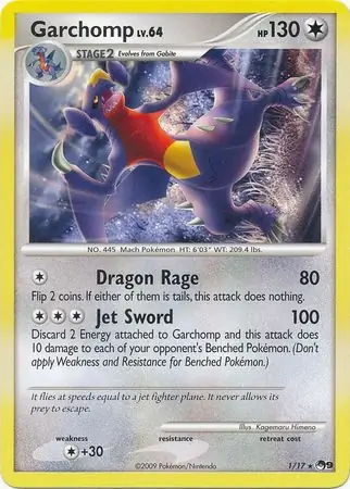 Garchomp, catalogue front