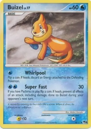 Buizel, catalogue front