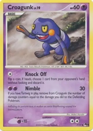 Croagunk, catalogue front
