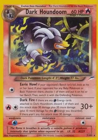 Dark Houndoom, catalogue front