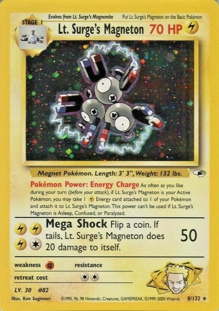 Lt. Surge's Magneton, catalogue front