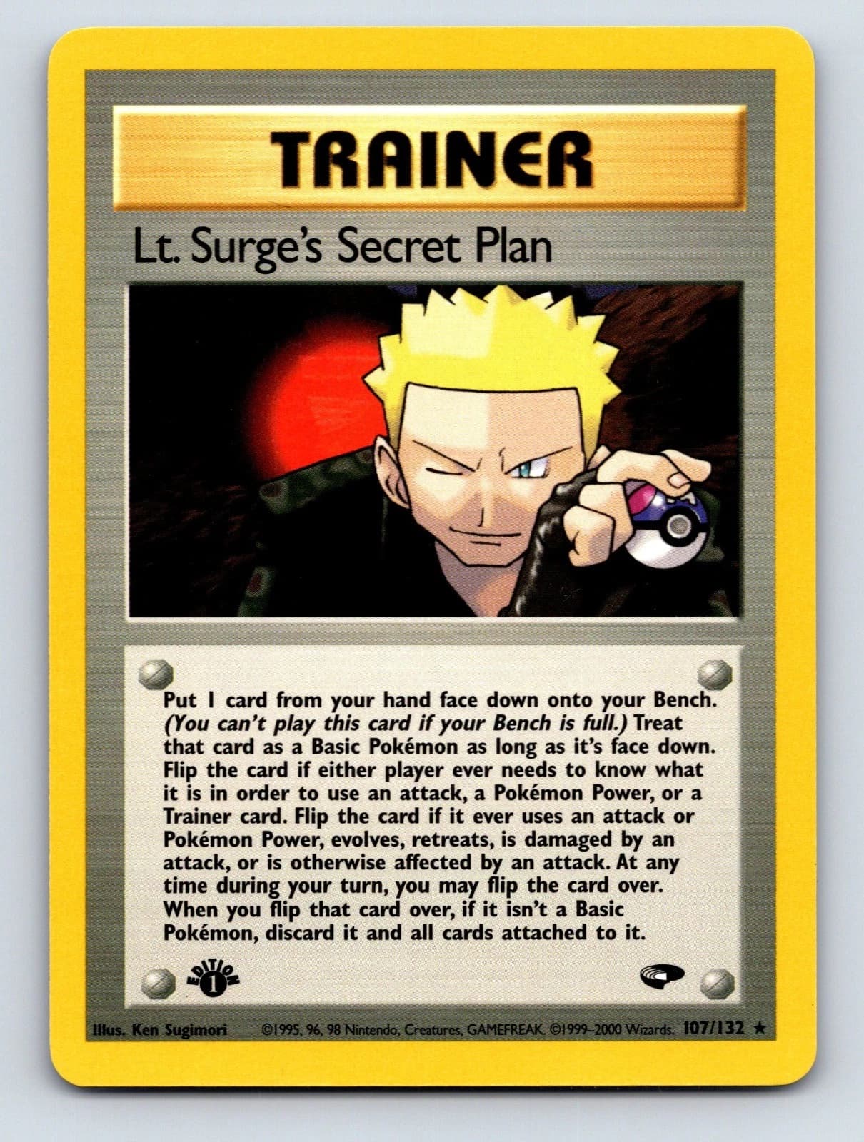 Lt. Surge's Secret Plan, catalogue front