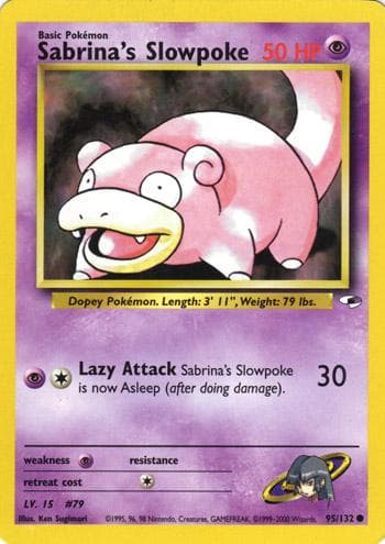 Sabrina's Slowpoke, catalogue front