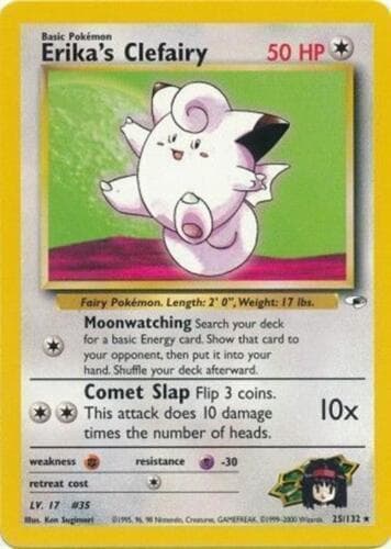 Erika's Clefairy, catalogue front